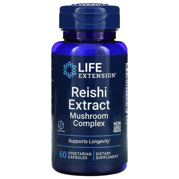 LIFE EXTENSION Reishi Extract Mushroom Complex (60 kaps.)