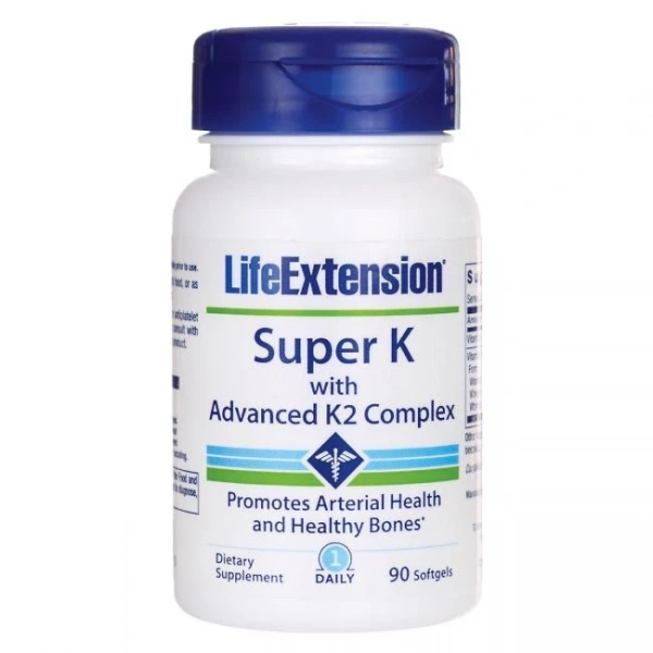 Life Extension Super K - kompleks witamina K1 i K2 (90 kaps.)