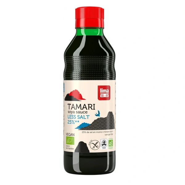 Lima sos sojowy tamari 25 % mniej soli bezglutenowy bio 250 ml