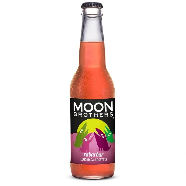 MOON BROTHERS Lemoniada soczysta rabarbar 330 ml