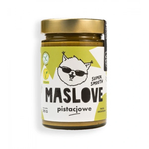 Maslove krem z pistacji 100 % super smooth bezglutenowy 290 g