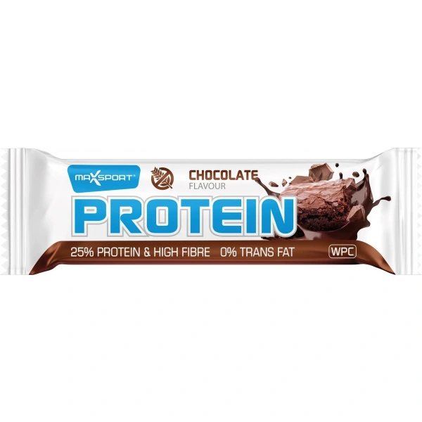 Maxsport baton proteinowy wpc o smaku czekoladowym w polewie kakaowej bezglutenowy 60 g
