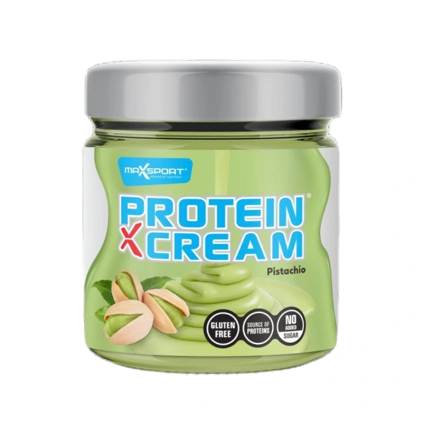 Maxsport krem proteinowy pistacjowy bez dodatku cukrów bezglutenowy 200 g