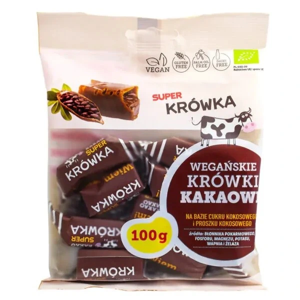 Me gusto krówki kakaowe bezmleczne bezglutenowe bio 100 g