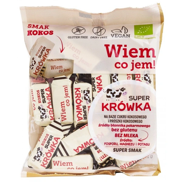 Me gusto krówki kokosowe bezmleczne bezglutenowe bio 150 g