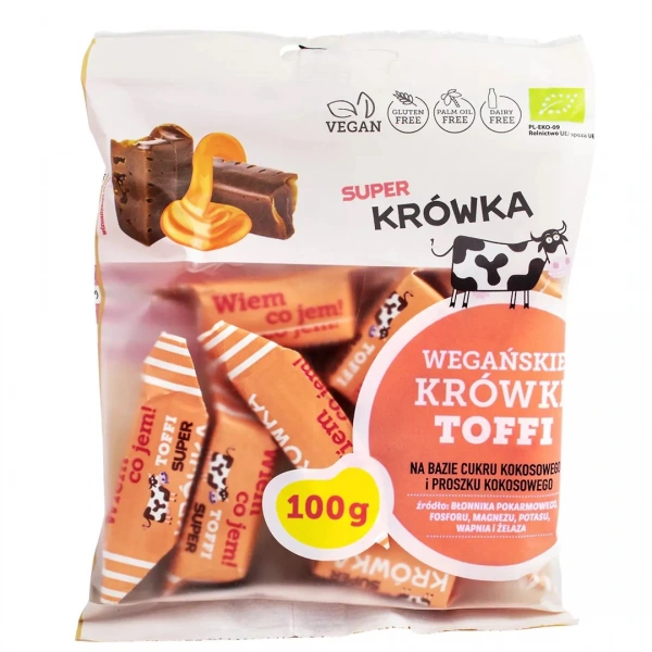 Me gusto krówki o smaku toffi bezmleczne bezglutenowe bio 100 g