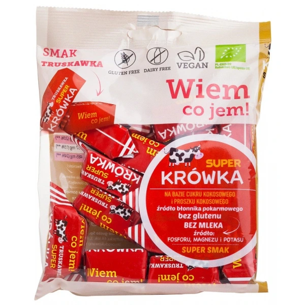 Me gusto krówki truskawkowe bezmleczne bezglutenowe bio 150 g