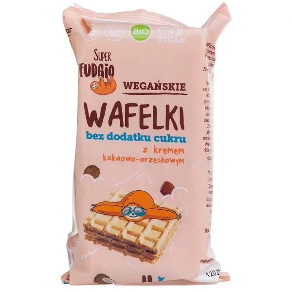 Me gusto wafelki z kremem kakaowo  orzechowym bez dodatku cukrów bio (4 szt.) 120 g