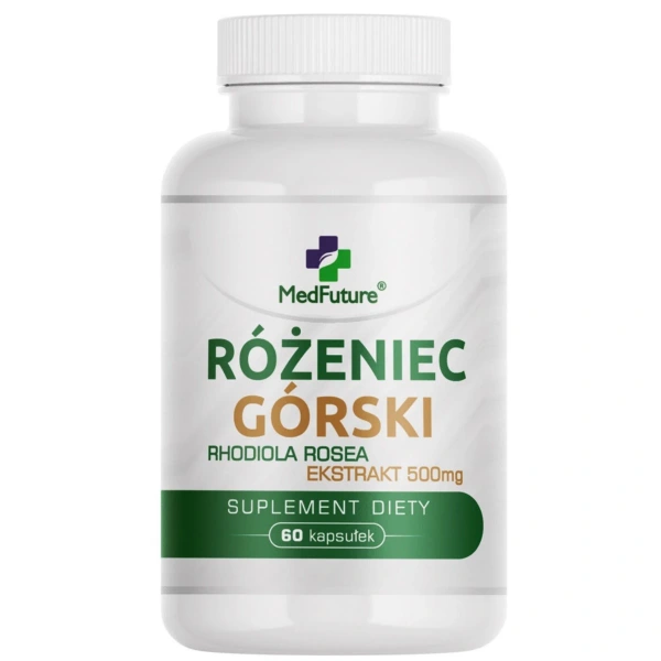 MedFuture Różeniec górski ekstrakt 500mg 60 kapsułek