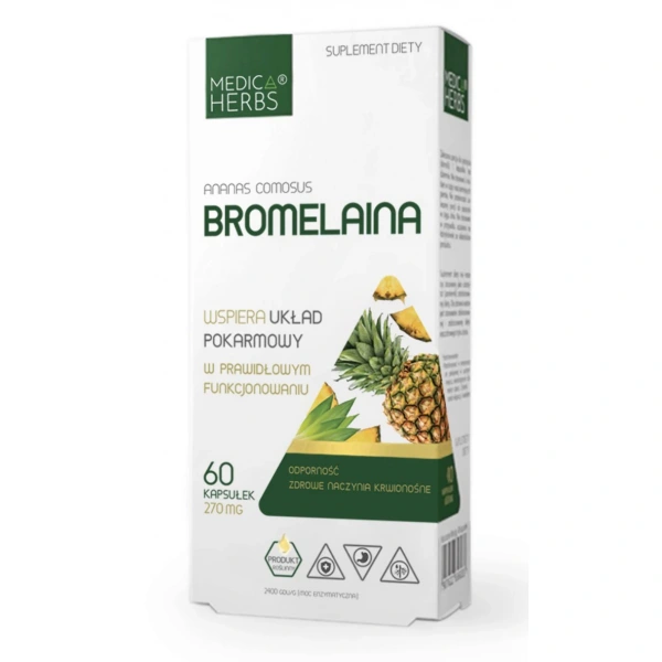 Medica Herbs Bromelaina 60 kapsułek