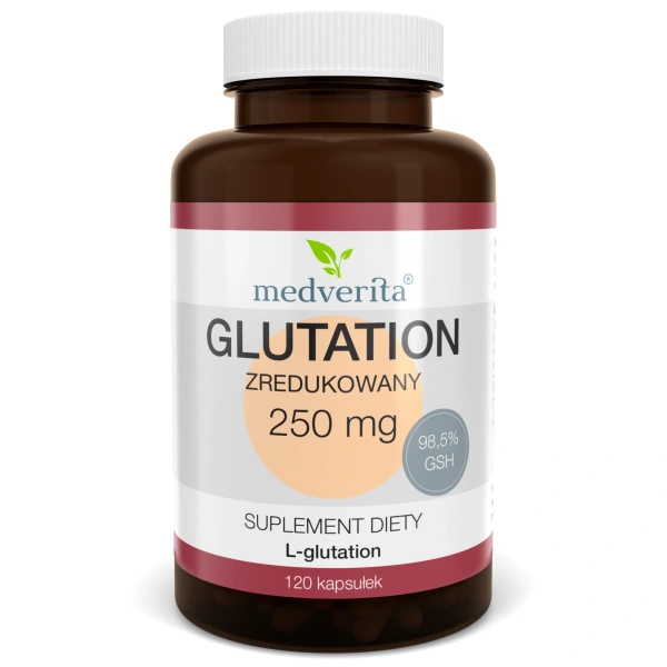 Medverita Glutation zredukowany 250 mg 120 kapsułek