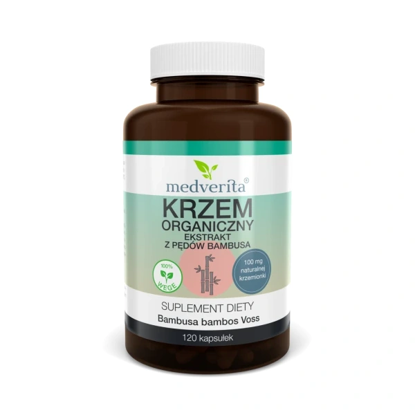 Medverita Krzem organiczny 100 mg 120 kapsułek