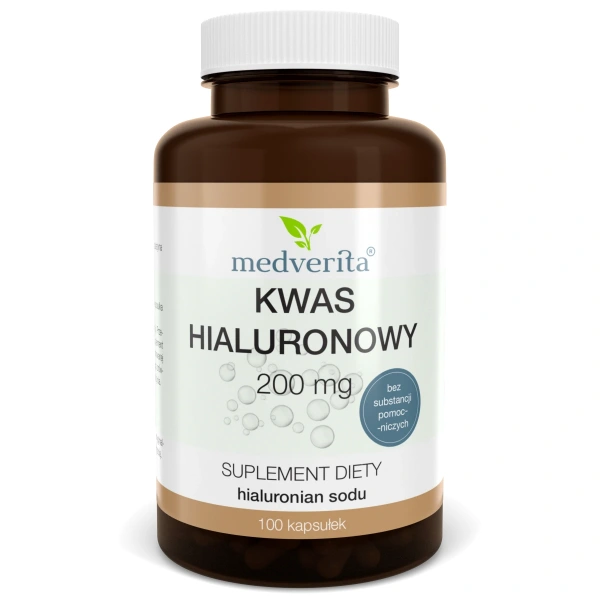 Medverita Kwas hialuronowy 200 mg 120 kapsułek