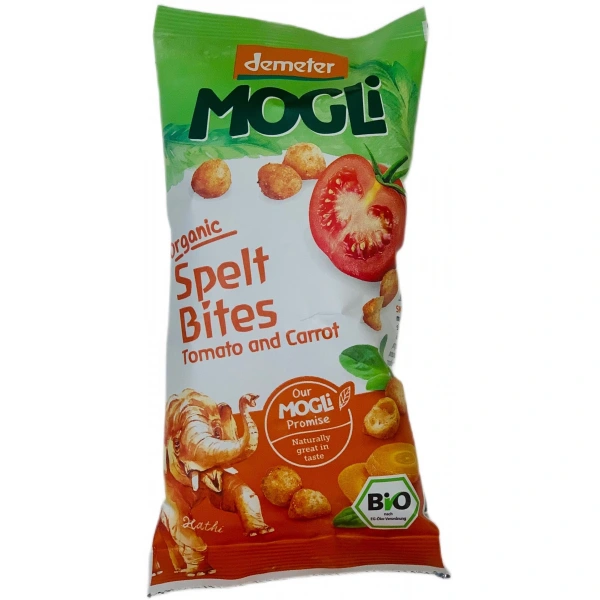 Mogli chrupki orkiszowe pomidorowo  marchewkowe demeter bio 40 g