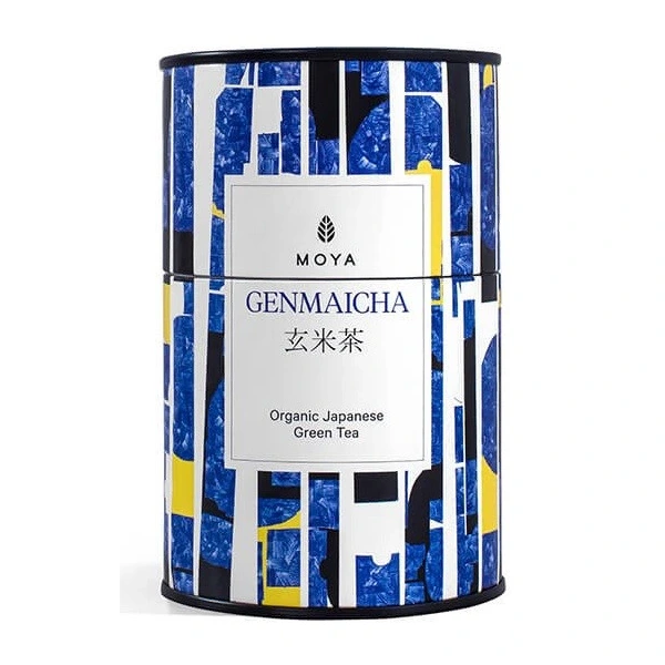 Moya matcha herbata zielona genmaicha japońska z prażonym ryżem bio 60 g