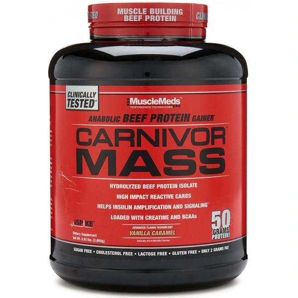 MuscleMeds Carnivor Mass o smaku waniliowo karmelowym 2688 g