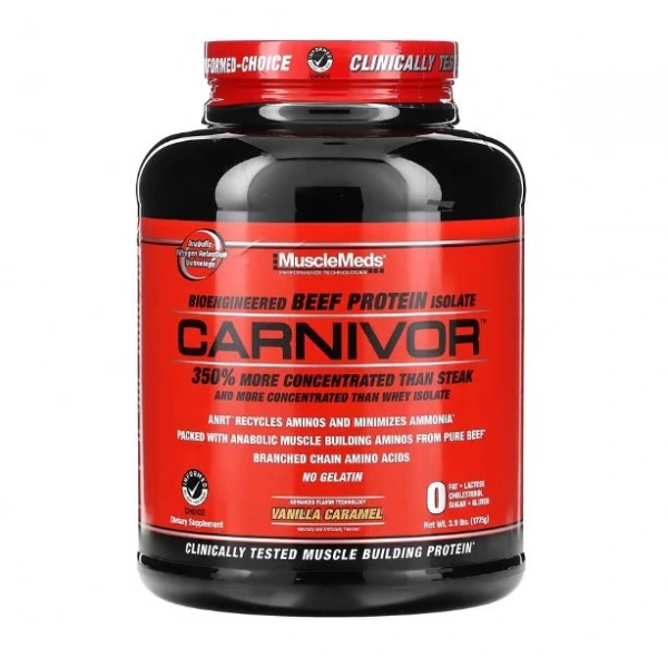 MuscleMeds Carnivor o smaku waniliowo karmelowym 1915 g