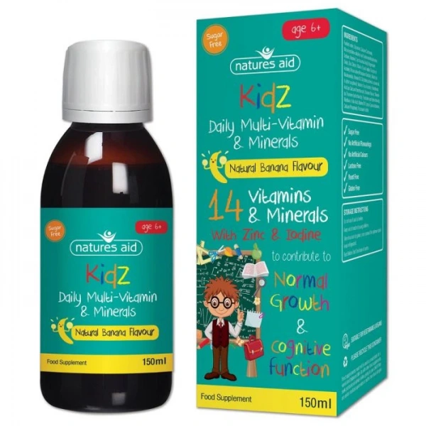 Natures Aid Kidz Multiwitaminy i Minerały 150 ml