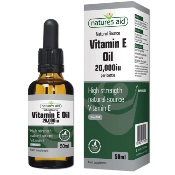 NATURES AID Naturalna Witamina E 20 000 IU (50 ml)