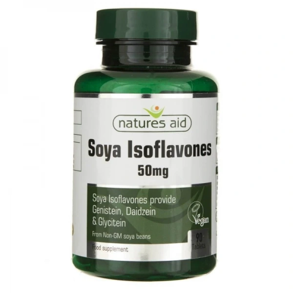 NATURES AID Soya Isoflavones - Izoflawony Sojowe 50 mg (90 tabl.)