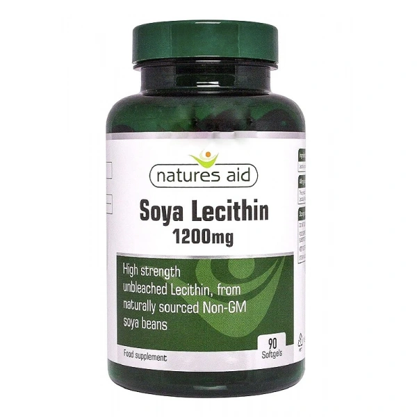 NATURES AID Soya Lecithin - Lecytyna Sojowa 1200 mg (90 kaps.)