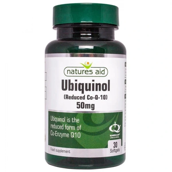 NATURES AID Ubichinol - Koenzym Q10 Kaneka 50 mg (30 kaps.)
