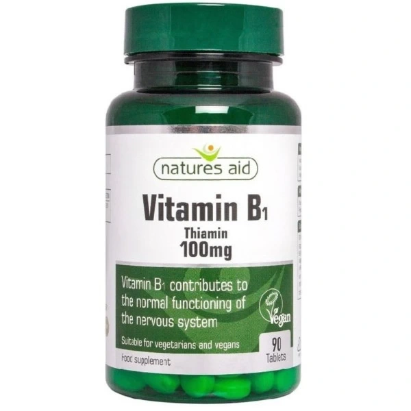 NATURES AID Witamina B1 (Tiamina) 100 mg (90 tabl.)