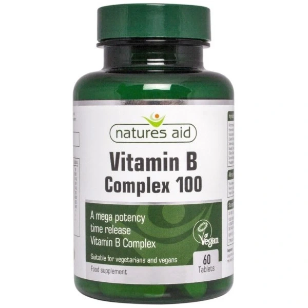 NATURES AID Witamina B Complex B-100 (60 tabl.)