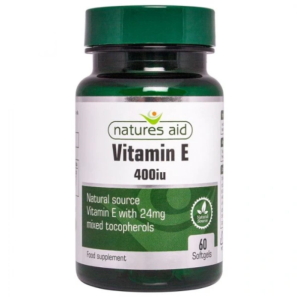 NATURES AID Witamina E 400 IU (60 kaps.)