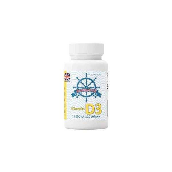 NAVIGATOR Vitamin D3 10000 IU  - Witamina D3 250 mcg (120 kaps.)