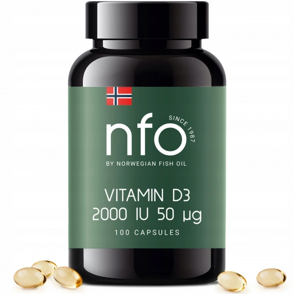 NFO Vitamin D3 2000 IU (100 kaps.)