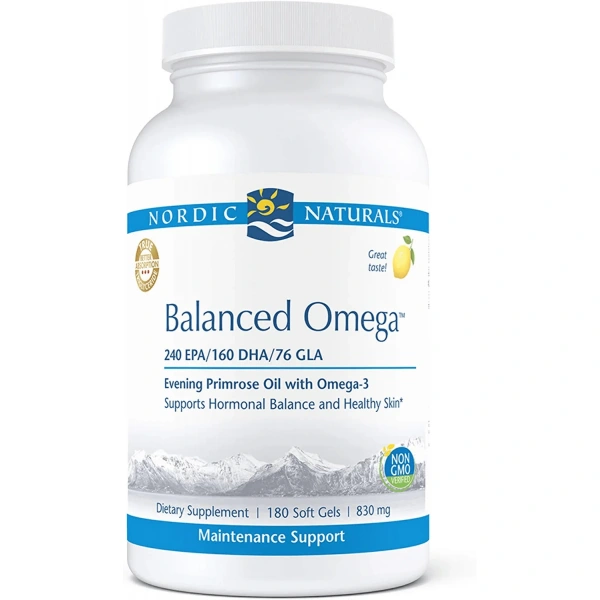 NORDIC NATURALS Balanced Omega (180 kaps.)