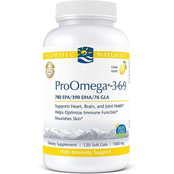 NORDIC NATURALS ProOmega - 3-6-9 (120 kaps.)