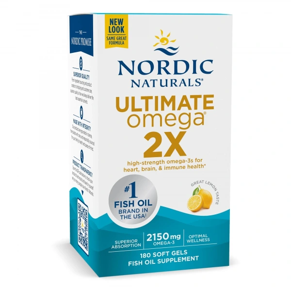 NORDIC NATURALS Ultimate Omega 2X (180 kaps.)