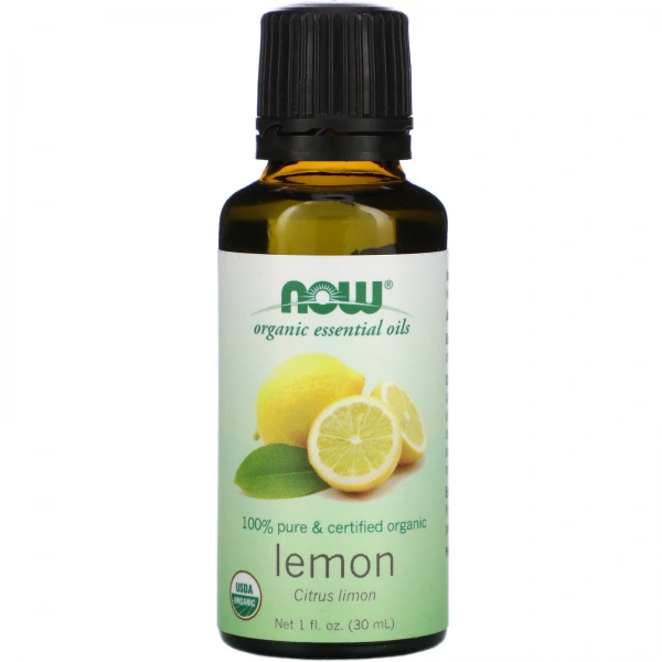 NOW FOODS 100% Olejek Cytrynowy Lemon Certified Organic (30 ml)