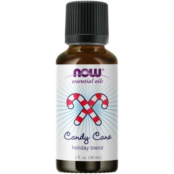 NOW FOODS Candy Cane Oil Blend - Mieszanka na Święta (30 ml)