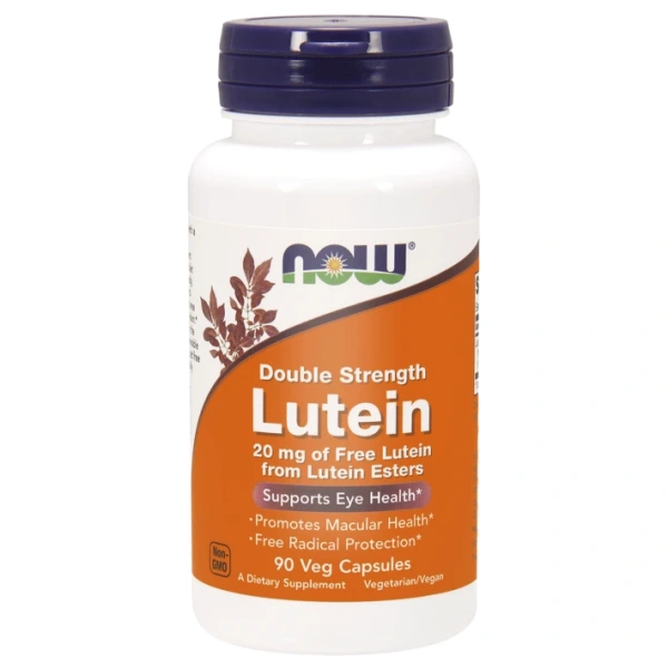 NOW FOODS Double Strength Lutein - Luteina 20 mg (90 kaps.)