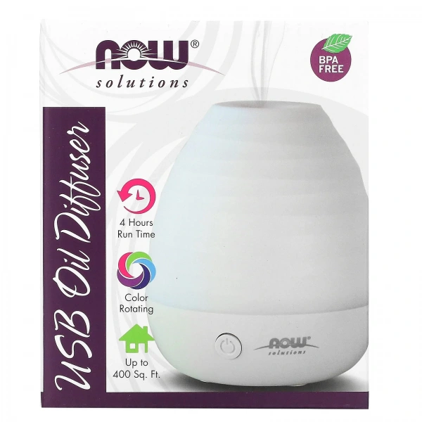NOW FOODS Dyfuzor do olejków eterycznych - USB (5 W)