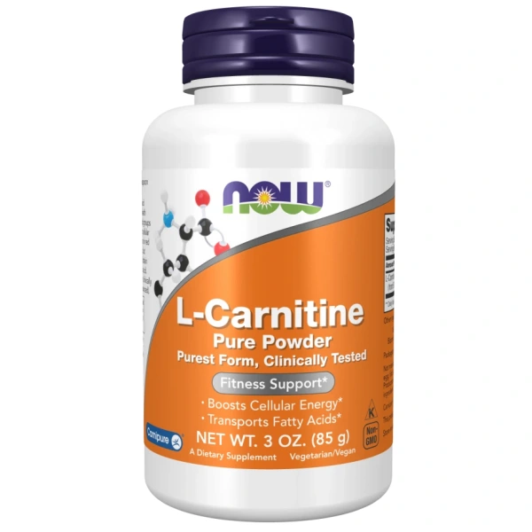 NOW FOODS L-Carnitine - L-Karnityna w proszku (85 g)