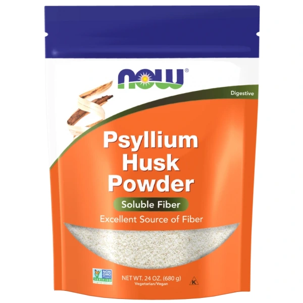 NOW FOODS Psyllium Husk Powder - Babka Płesznik (680 g)