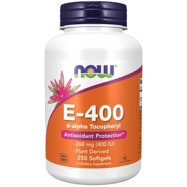 NOW FOODS Witamina E 400 IU - 268 mg (250 kaps.)