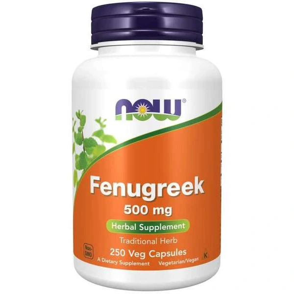 NOW FOODS Fenugreek - Kozieradka 500 mg (250 kaps.)