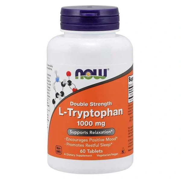 NOW FOODS L-Tryptofan 1000 mg (60 kaps.)