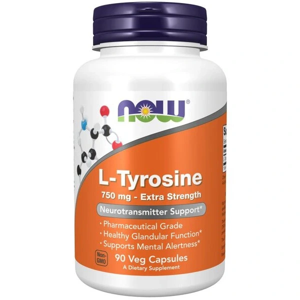 NOW FOODS L-Tyrosine 750 mg (90 kaps.)