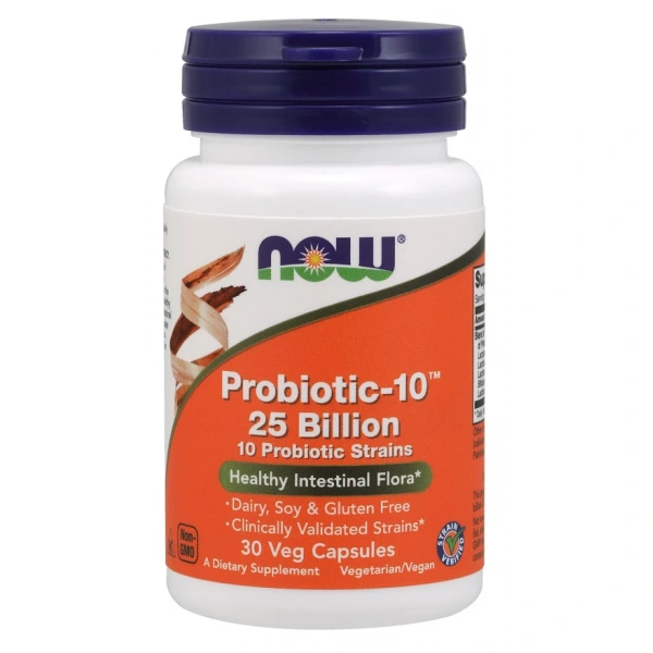 Now Foods Probiotic-10 25 bilion 30 kapsułek wegańskich