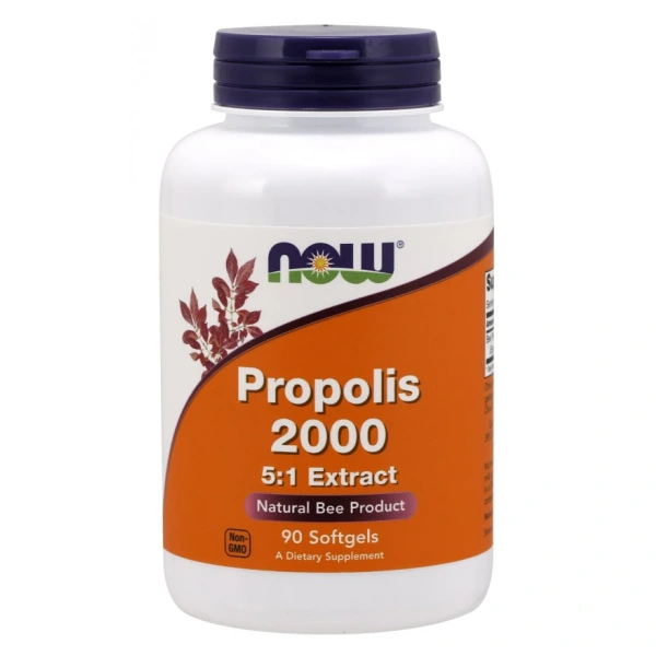 NOW FOODS Propolis 2000 - ekstrakt 5:1 (90 kaps.)