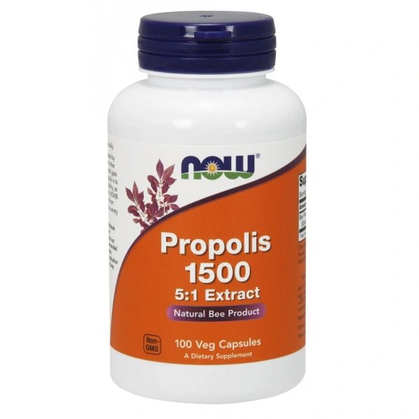 NOW Foods Propolis 5:1 Extract 1500mg 100 kapsułek