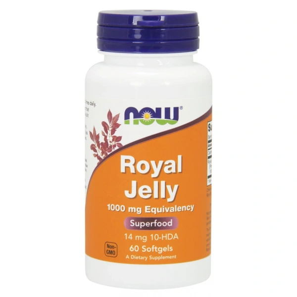 NOW FOODS Royal Jelly 1000 mg (60 kaps.)