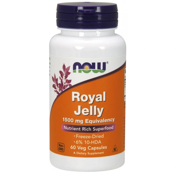 NOW FOODS Royal Jelly 1500 mg (60 kaps.)