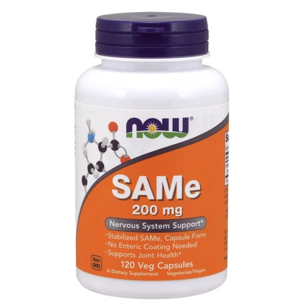 NOW FOODS SAMe - S-Adenozylo L-Metionina 200 mg (120 kaps.)